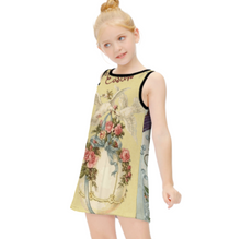 Lade das Bild in den Galerie-Viewer, Ärmelloses Kinder Mädchen Kleid ET018 mit Foto Design Motiv Text selbst gestalten und bedrucken
