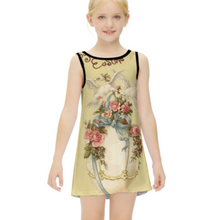 Lade das Bild in den Galerie-Viewer, Ärmelloses Kinder Mädchen Kleid ET018 mit Foto Design Motiv Text selbst gestalten und bedrucken