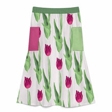 Lade das Bild in den Galerie-Viewer, Einzelbild-Design Damen / Frauen Halblanger Rock B13Q mit Foto Design Motiv Text selbst gestalten und bedrucken (Simple Design)