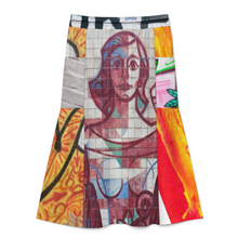 Lade das Bild in den Galerie-Viewer, Multi-Image-Druck Damen / Frauen Halblanger Rock B13Q mit Foto Design Motiv Text selbst gestalten und bedrucken (Simple Design)