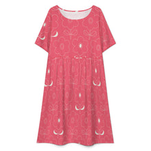 Lade das Bild in den Galerie-Viewer, Einzelbilddruck Damen / Frauen Rundhals Kurzarmkleid B16Q mit Fotos Muster Text Logo selbst gestalten und bedrucken