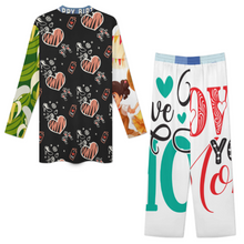 Lade das Bild in den Galerie-Viewer, Multi-Image-Druck Voll Druck Herren / Männer Saudi-Stehkragen Set Hauskleidung B24TZ mit Fotos Muster Text Logo selbst gestalten und bedrucken