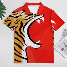 Lade das Bild in den Galerie-Viewer, Einzelbilddruck Sommer Ice Silk Polo T-Shirt Herren / Männer B612 mit Fotos Muster Text Logo selbst gestalten und bedrucken