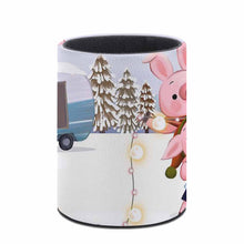 Lade das Bild in den Galerie-Viewer, PU Leder Runder Stifthalter selbst gestalten und bedrucken