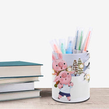 Lade das Bild in den Galerie-Viewer, PU Leder Runder Stifthalter selbst gestalten und bedrucken