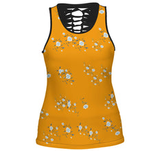 Lade das Bild in den Galerie-Viewer, Damen / Frauen Horizontale Streifen Hohl Tank Top BS mit Foto Design Motiv Text selbst gestalten und bedrucken (Simple Design)