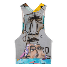 Lade das Bild in den Galerie-Viewer, Multi-Image-Design Damen / Frauen Tank Top mit Kapuze und Taschen BX07 mit Foto Design Motiv Text selbst gestalten und bedrucken (Simple Design)