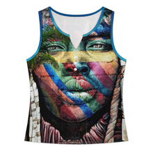 Lade das Bild in den Galerie-Viewer, Multi-Image-Design Damen / Frauen Tank Top mit drei Knöpfen BXV mit Foto Design Motiv Text selbst gestalten und bedrucken (Simple Design)