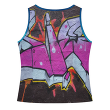 Lade das Bild in den Galerie-Viewer, Multi-Image-Design Damen / Frauen Tank Top mit drei Knöpfen BXV mit Foto Design Motiv Text selbst gestalten und bedrucken (Simple Design)