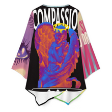 Lade das Bild in den Galerie-Viewer, Multi-Image-Design Damen / Frauen Top aus Leinenimitat mit V-Ausschnitt BZL mit Foto Design Motiv Text selbst gestalten und bedrucken (Simple Design)