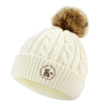 Lade das Bild in den Galerie-Viewer, Baby Strickmütze Kinder Winter Warme Mützen Beanie mit Foto Design Motiv Text selbst gestalten und bedrucken