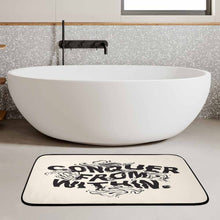 Lade das Bild in den Galerie-Viewer, Badematte Badewannenmatte Badteppich Fußmatte Bodenmatte Extra Lang 100x50cm schnell trocknend strapazierfähig pflegeleicht mit Foto Design Motiv Text selbst gestalten und bedrucken