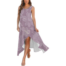 Lade das Bild in den Galerie-Viewer, Einzelbilddruck Damen / Frauen Ärmelloses Kleid mit Rundhalsausschnitt C15Q selbst gestalten und bedrucken