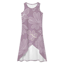 Lade das Bild in den Galerie-Viewer, Einzelbilddruck Damen / Frauen Ärmelloses Kleid mit Rundhalsausschnitt C15Q selbst gestalten und bedrucken