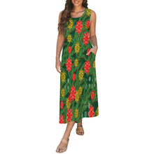 Lade das Bild in den Galerie-Viewer, Multi-Image-Design Damen / Frauen Rundhalsausschnitt Weste Kleid C17Q selbst gestalten und bedrucken