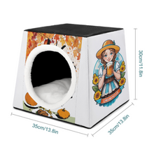 Lade das Bild in den Galerie-Viewer, Multi-Image-Design Kapsel Haustier Waterloo Katzenhundekorb Indoor mit Foto selbst gestalten und bedrucken