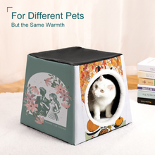 Lade das Bild in den Galerie-Viewer, Multi-Image-Design Kapsel Haustier Waterloo Katzenhundekorb Indoor mit Foto selbst gestalten und bedrucken