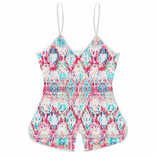 Lade das Bild in den Galerie-Viewer, Damen Kurzoverall sommerlicher Jumpsuit Overall mit Spaghettiträger LTK mit Foto Design Motiv Text selbst gestalten und bedrucken (Simple Design)