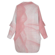 Lade das Bild in den Galerie-Viewer, Damen Langes Hemdblusenkleid KCS mit Foto Design Motiv Text selbst gestalten und bedrucken (Simple Design)