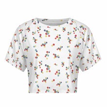 Lade das Bild in den Galerie-Viewer, Damen / Frauen Einzelbild-Design Basic T-Shirt Crop Top NT29 mit Ihrem Design Motiv Foto Text selbst gestalten und bedrucken