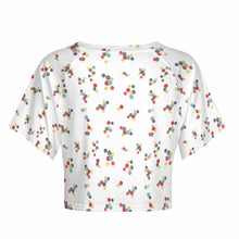 Lade das Bild in den Galerie-Viewer, Damen / Frauen Einzelbild-Design Basic T-Shirt Crop Top NT29 mit Ihrem Design Motiv Foto Text selbst gestalten und bedrucken