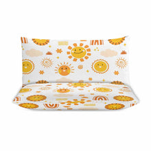 Lade das Bild in den Galerie-Viewer, Dicke Foto Bettwäsche 3 teilig (1 Bettbezug und 2 Kissenbezüge mit doppelseitigem Druck, alles individuell gestaltbar) mit Foto Design Motiv Text selbst gestalten und bedrucken