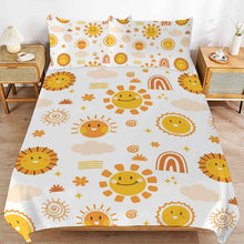 Lade das Bild in den Galerie-Viewer, Dicke Foto Bettwäsche 3 teilig (1 Bettbezug und 2 Kissenbezüge mit doppelseitigem Druck, alles individuell gestaltbar) mit Foto Design Motiv Text selbst gestalten und bedrucken