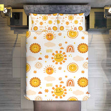 Lade das Bild in den Galerie-Viewer, Dicke Foto Bettwäsche 3 teilig (1 Bettbezug und 2 Kissenbezüge mit doppelseitigem Druck, alles individuell gestaltbar) mit Foto Design Motiv Text selbst gestalten und bedrucken