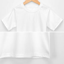 Lade das Bild in den Galerie-Viewer, Voll Druck Reiner Baumwolle Kinder T-Shirt ET mit Foto Design Motiv Text selbst gestalten und bedrucken