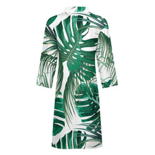 Lade das Bild in den Galerie-Viewer, Einzelbild-Design Bademantel Herren/Männer Morgenmantel Schlafmantel LM003 mit Foto Design Motiv Text selbst gestalten und bedrucken