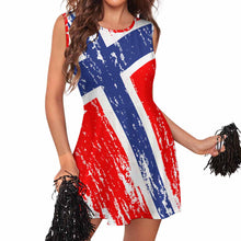 Lade das Bild in den Galerie-Viewer, Einzelbild-Design Cheerleader Kleid Kostüm Uniform Damen mit Ihrem Design Motiv Text und Foto selbst gestalten und bedrucken