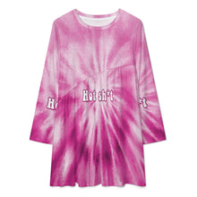 Lade das Bild in den Galerie-Viewer, Einzelbild-Design Damen Fashion Langarm Kleid Freizeitkleid mit Spleißen-Still F72Q mit Foto Design Motiv Text selbst gestalten und bedrucken