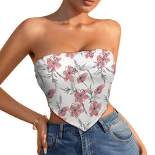 Lade das Bild in den Galerie-Viewer, Einzelbild-Design Damen / Frauen Bandeau Crop Top trägerlos mit Foto Design Motiv Text selbst gestalten und bedrucken