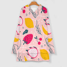 Lade das Bild in den Galerie-Viewer, Einzelbild-Design Mädchen Damen / Frauen Hoodie Sweatshirt Oversized Decke Kapuzenpullover Kuschelpullover MTY01 mit Foto Design Motiv Text selbst gestalten und bedrucken