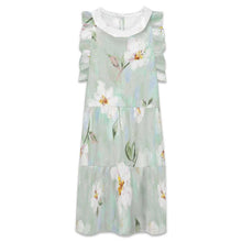 Lade das Bild in den Galerie-Viewer, Einzelbild-Design Damen / Frauen Kleid mit Volants F11Q mit Foto Design Motiv Text selbst gestalten und bedrucken (Simple Design)