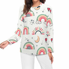 Lade das Bild in den Galerie-Viewer, Einzelbild-Design Damen / Frauen Pyjamaoberteil Schlafanzug-Oberteil AL in weicher Qualität mit Foto Design Motiv Text selbst gestalten und bedrucken