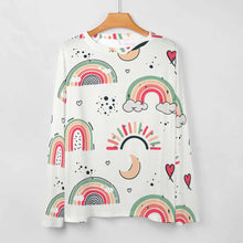 Lade das Bild in den Galerie-Viewer, Einzelbild-Design Damen / Frauen Pyjamaoberteil Schlafanzug-Oberteil AL in weicher Qualität mit Foto Design Motiv Text selbst gestalten und bedrucken