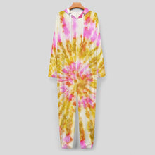 Lade das Bild in den Galerie-Viewer, Einzelbild-Design Unisex Damen / Herren Schlafanzug Pyjama Jumpsuit Overall Einteiler Hausanzug mit Foto Design Motiv Text selbst gestalten und bedrucken