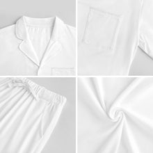 Lade das Bild in den Galerie-Viewer, Einzelbild-Design Damen / Frauen Schlafanzug Pyjama Set Langarm - Kragen Classic (2 tlg.) SDS062 mit Foto Design Motiv Text selbst gestalten und bedrucken