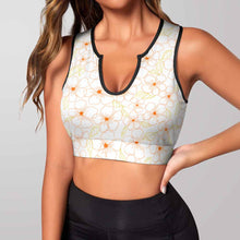 Lade das Bild in den Galerie-Viewer, Einzelbild-Design Damen / Frauen Sport-BH Yoga Crop Top Push Up YJ053 mit Foto Design Motiv Text selbst gestalten und bedrucken