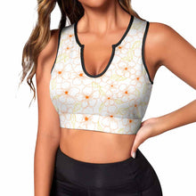 Lade das Bild in den Galerie-Viewer, Einzelbild-Design Damen / Frauen Sport-BH Yoga Crop Top Push Up YJ053 mit Foto Design Motiv Text selbst gestalten und bedrucken