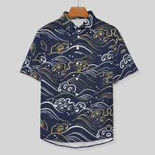 Lade das Bild in den Galerie-Viewer, Einzelbild-Design Herren Kurzarm Hemd B339 mit Ihrem Design Motiv Foto Text selbst gestalten und bedrucken