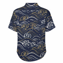 Lade das Bild in den Galerie-Viewer, Einzelbild-Design Herren Kurzarm Hemd B339 mit Ihrem Design Motiv Foto Text selbst gestalten und bedrucken