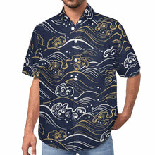 Lade das Bild in den Galerie-Viewer, Einzelbild-Design Herren Kurzarm Hemd B339 mit Ihrem Design Motiv Foto Text selbst gestalten und bedrucken