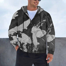 Lade das Bild in den Galerie-Viewer, Einzelbild-Design Herren / Männer Jacke Winter Cordjacke Outdoorjacke Collegejacke WZIP mit Foto Design Motiv Text selbst gestalten und bedrucken