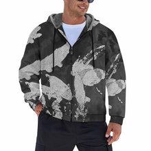 Lade das Bild in den Galerie-Viewer, Einzelbild-Design Herren / Männer Jacke Winter Cordjacke Outdoorjacke Collegejacke WZIP mit Foto Design Motiv Text selbst gestalten und bedrucken