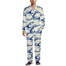 Lade das Bild in den Galerie-Viewer, Einzelbild-Design Herren / Männer Schlafanzug Pyjama Set Langarm - Kragen Classic (2 tlg.) SDS062 mit Foto Design Motiv Text selbst gestalten und bedrucken