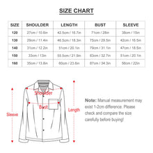 Lade das Bild in den Galerie-Viewer, Einzelbild-Design Jungen Mädchen Kinder Pyjama langarm Schlafanzug zum knöpfen 2 tlg. mit Foto Design Motiv Text selbst gestalten und bedrucken