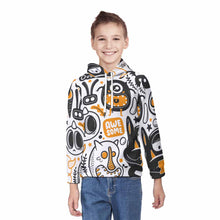 Lade das Bild in den Galerie-Viewer, Einzelbild-Design Jungen Sweatshirt Kapuzenpullover mit Kordelzug und Print Hoodie A38H mit Foto Design Motiv Text selbst gestalten und bedrucken