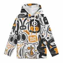 Lade das Bild in den Galerie-Viewer, Einzelbild-Design Jungen Sweatshirt Kapuzenpullover mit Kordelzug und Print Hoodie A38H mit Foto Design Motiv Text selbst gestalten und bedrucken
